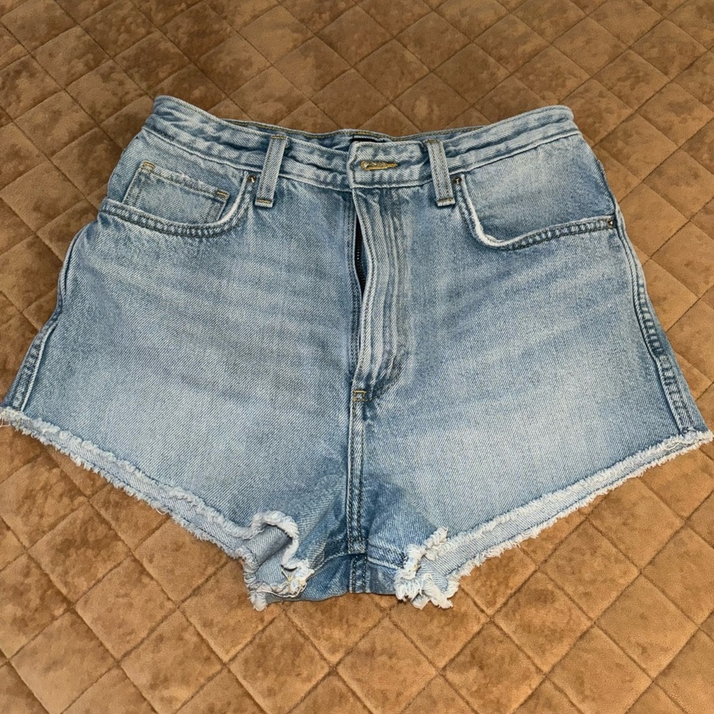 Lee Women's Dealers Choice Vintage Modern High Rise Cut Off Shorts